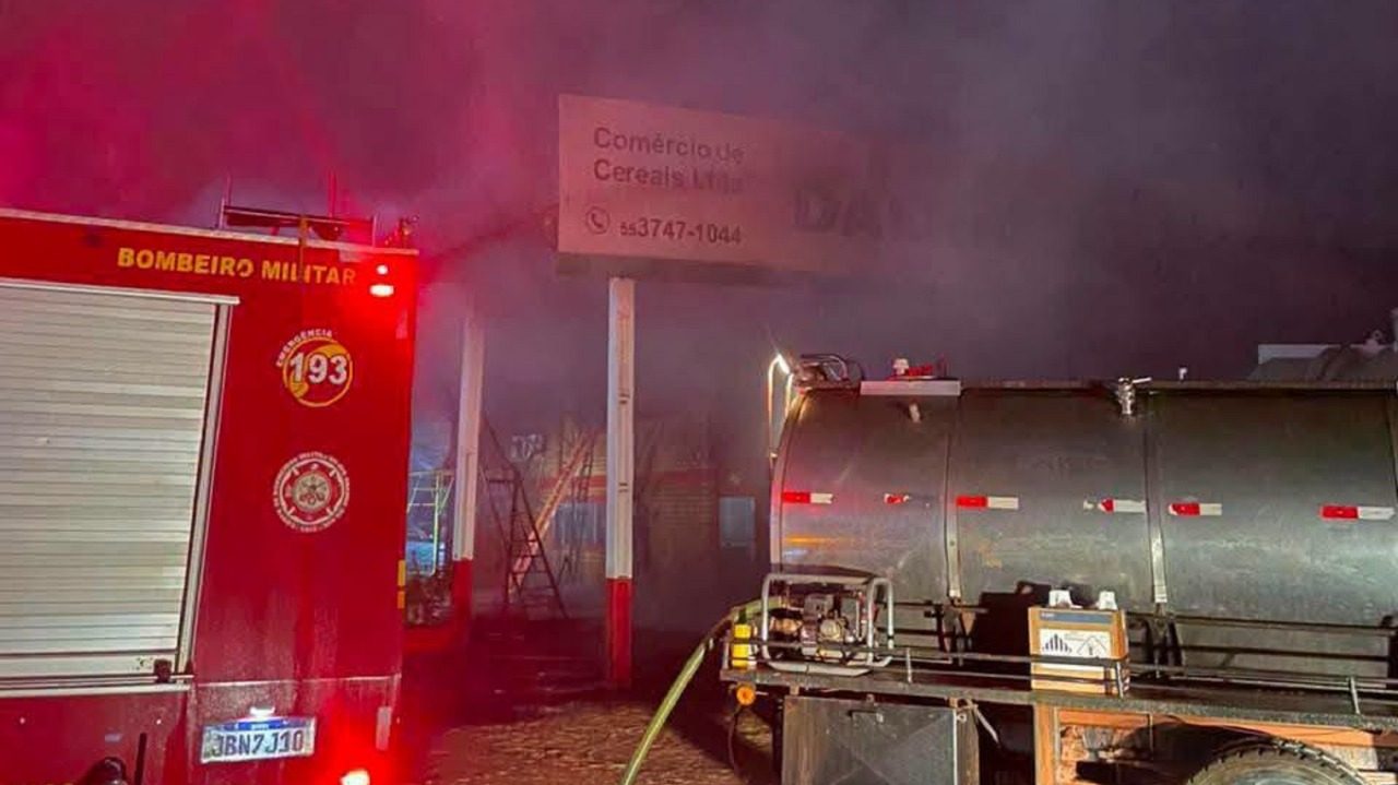 Bombeiros combatem incêndio em Boa Vista das Missões