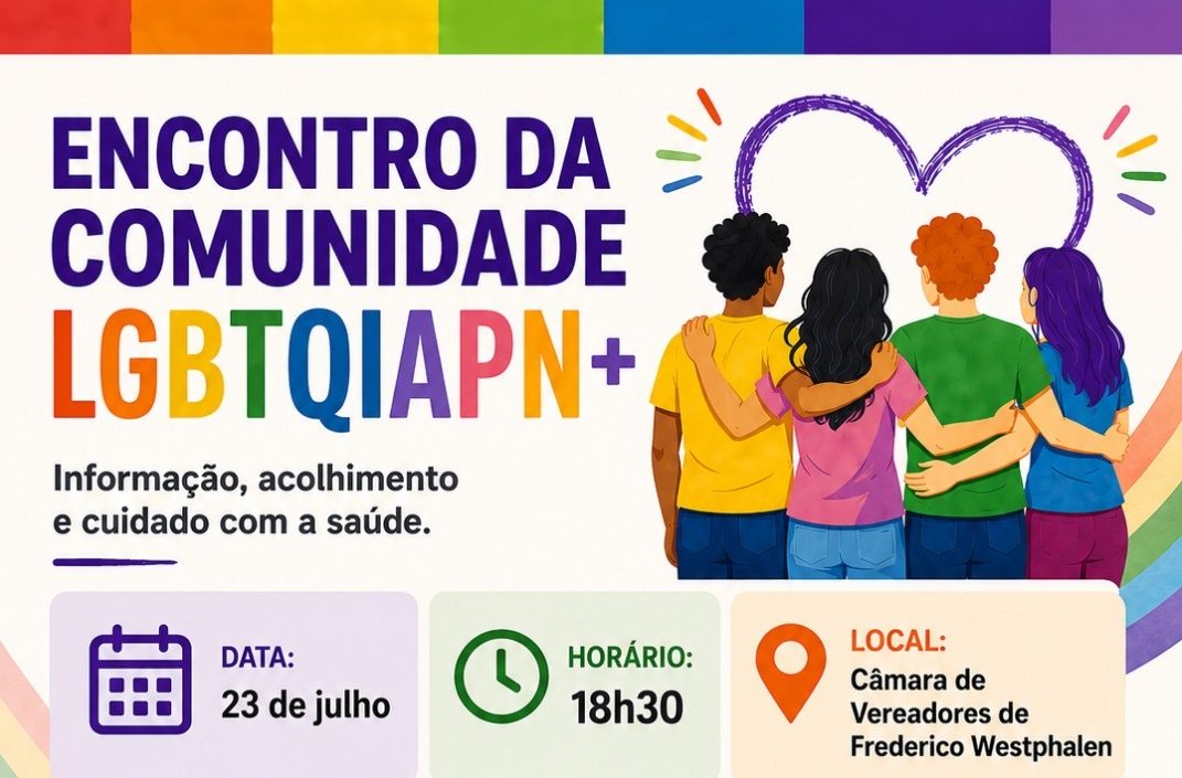 Frederico Westphalen promove encontro voltado à comunidade LGBTQIAPN+
