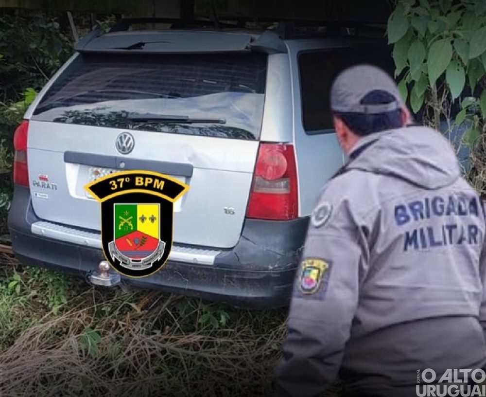 Veículo roubado é localizado pela Brigada Militar em FW