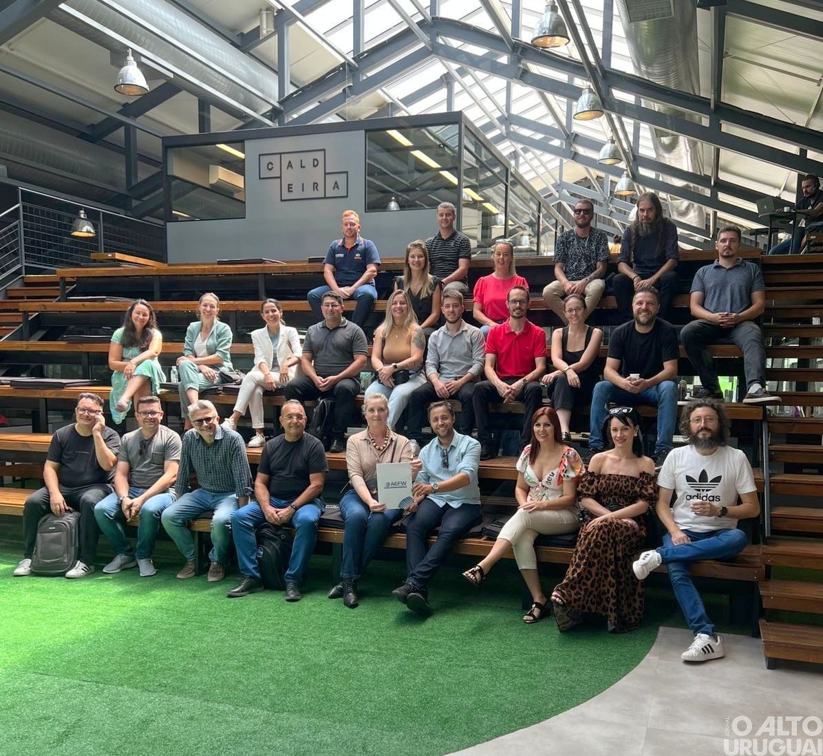 Missão Empresarial da AEFW visita Instituto Caldeira em Porto Alegre