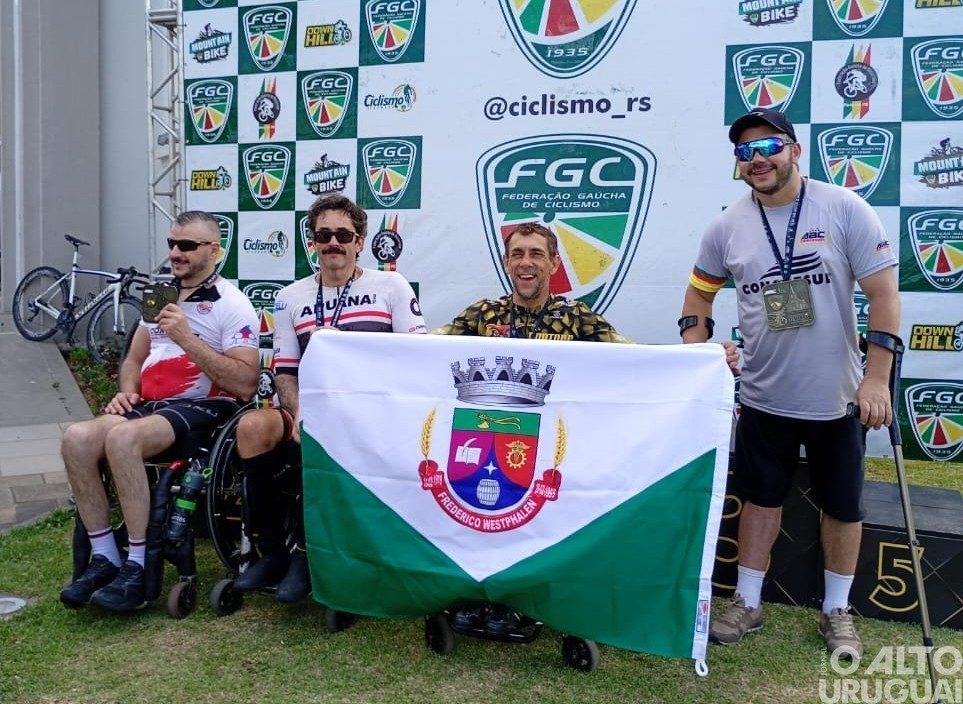 Paraciclista de FW conquista dois títulos no Gaúcho de Ciclismo