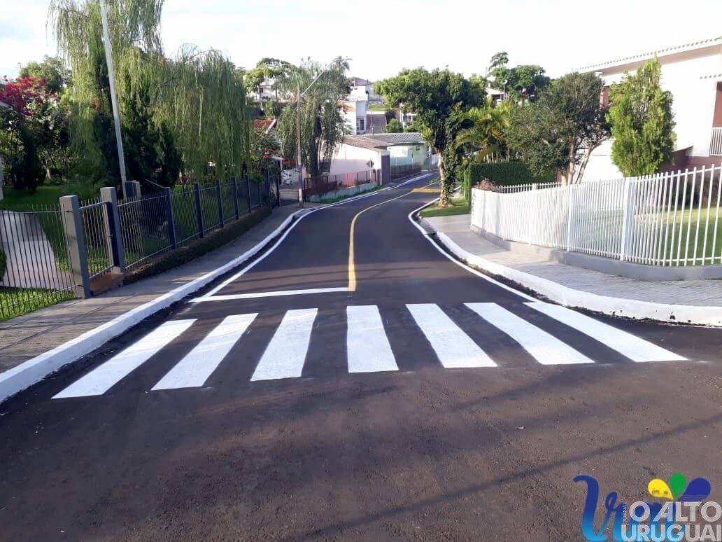 Ruas de Iraí recebem pavimentação asfáltica