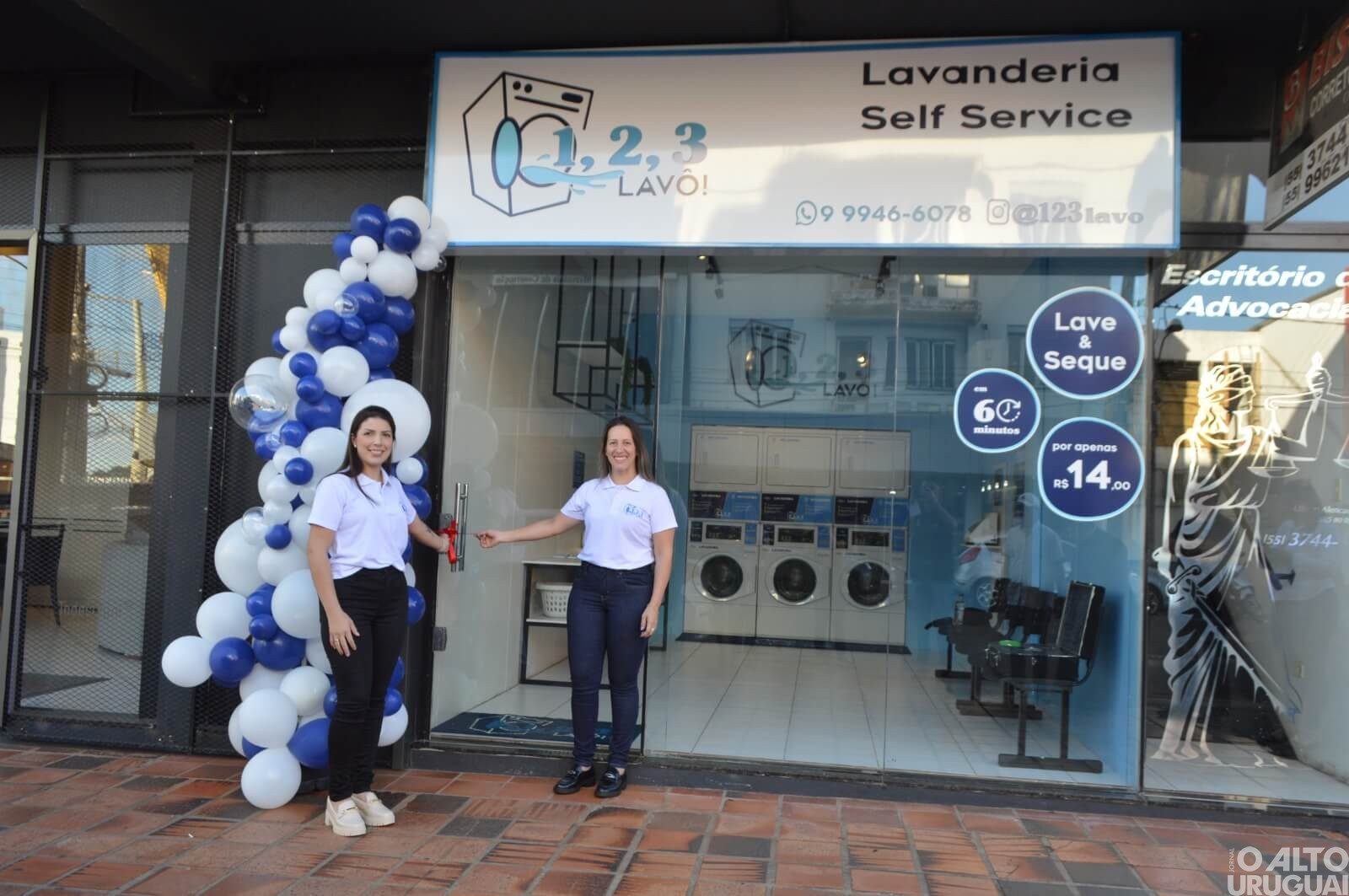 Lavanderia self-service e 24 horas inaugura em FW
