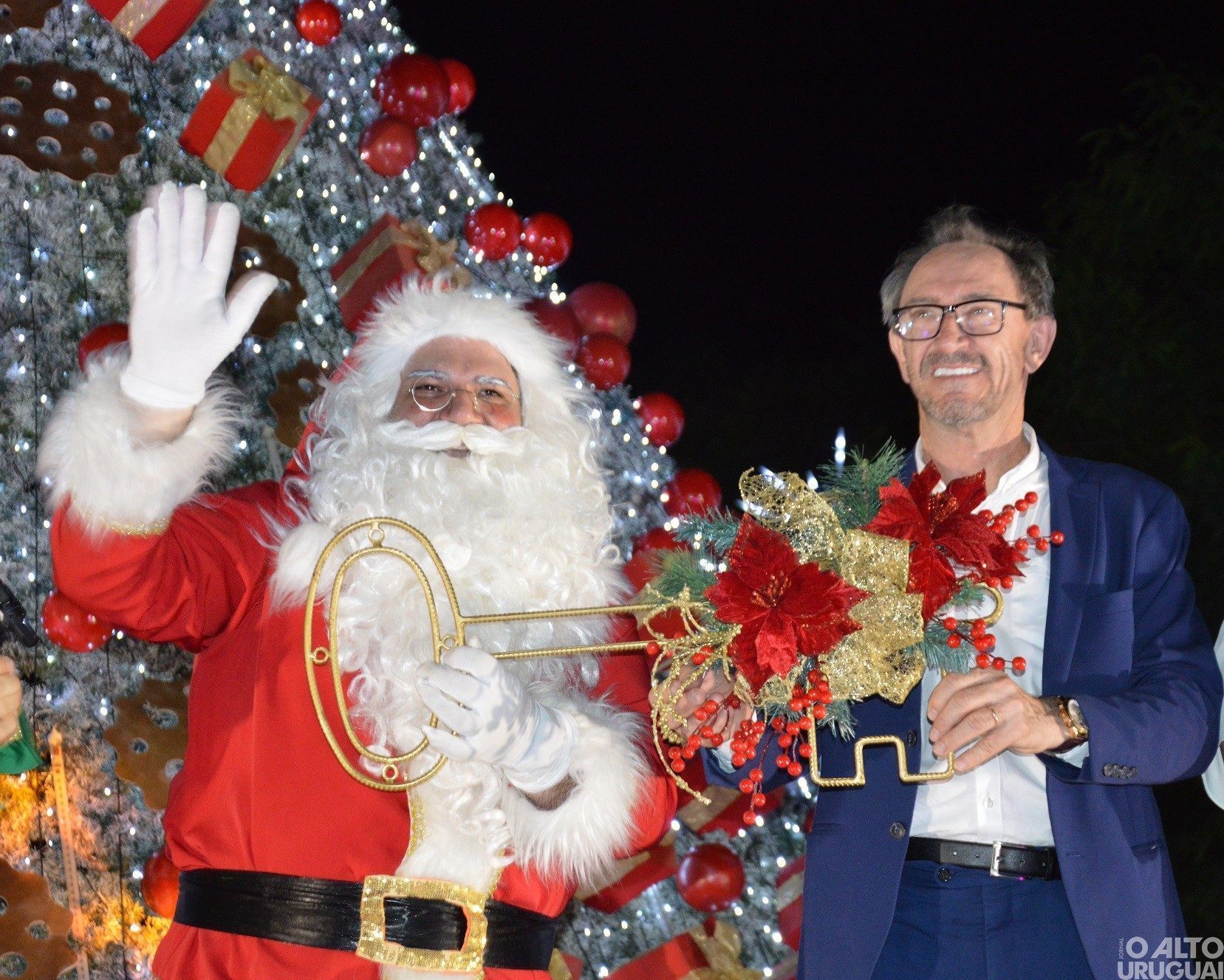 Chegada do Papai Noel marca programação do "Frederico em Luz"
