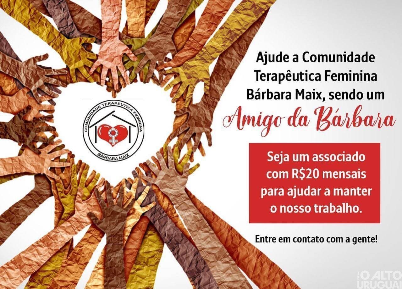 Comunidade Terapêutica Feminina Bárbara Maix lança campanha “Amigos da Bárbara”