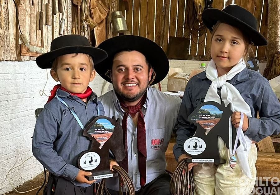 Irmãos laçadores de Seberi destacam-se em Rodeio de Vacaria