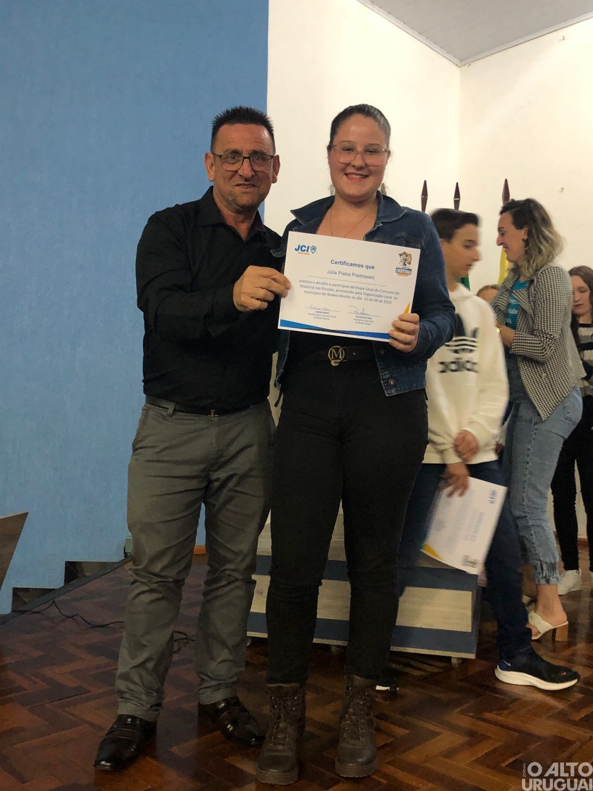 Estudantes de Rodeio Bonito participam da final do Concurso de Oratória nas Escolas