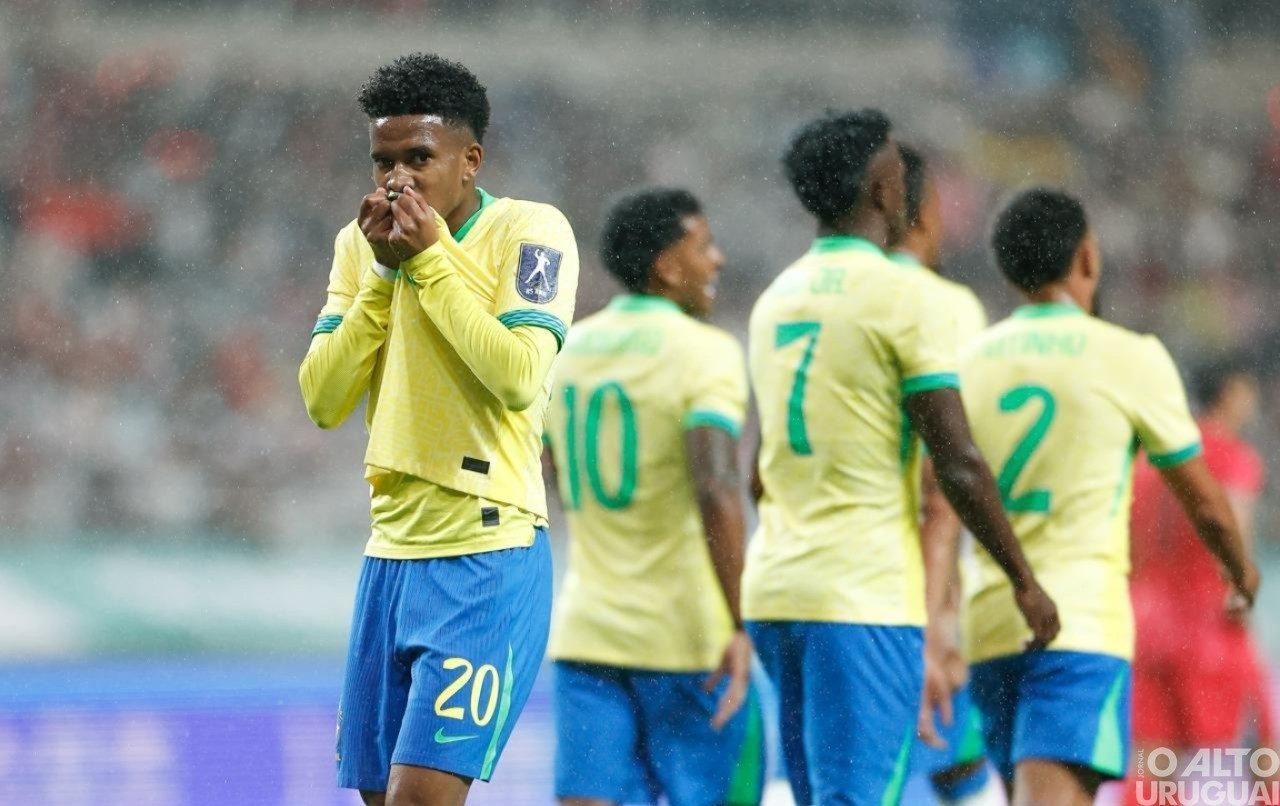 Brasil goleia a Coreia do Sul por 5 a 0