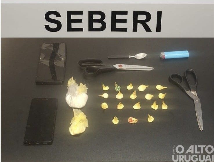 Jovem é preso por tráfico de drogas após tentativa de fuga em Seberi