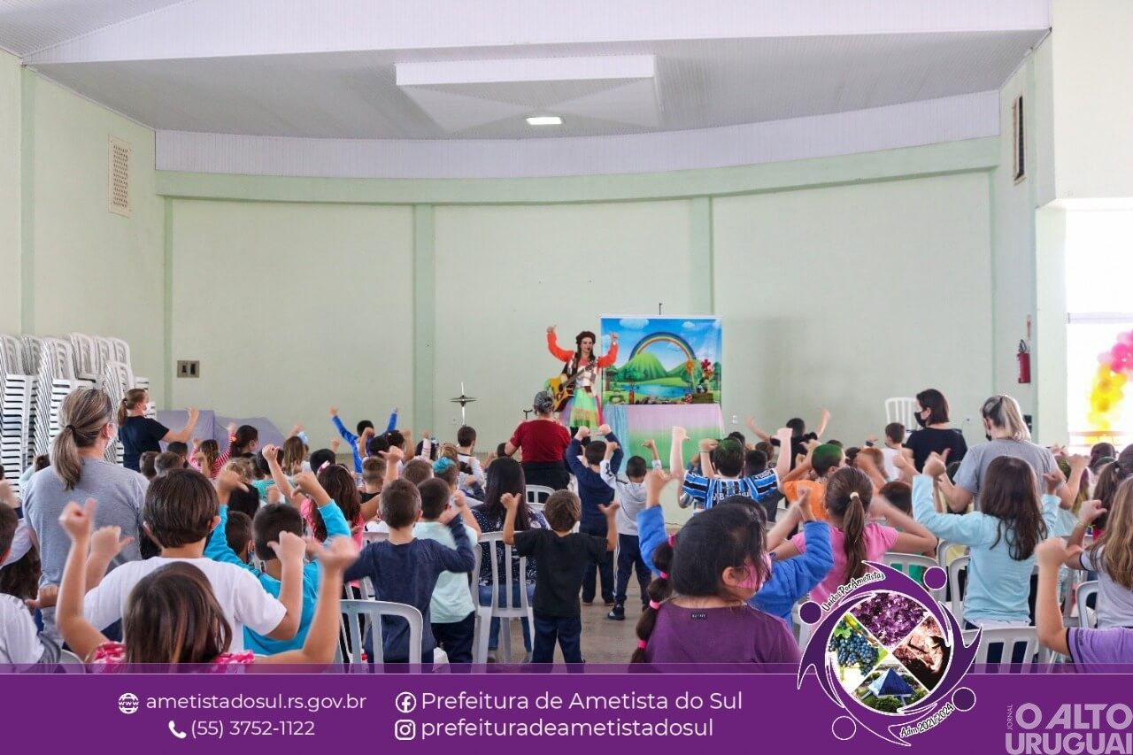 Atividades são realizadas em comemoração ao Dia das Crianças em Ametista do Sul