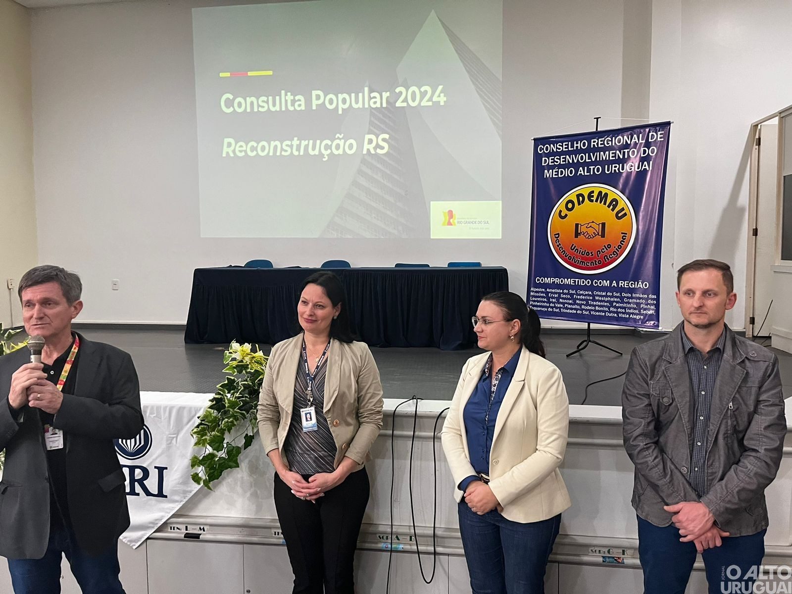 Lideranças participam do lançamento da Consulta Popular em FW