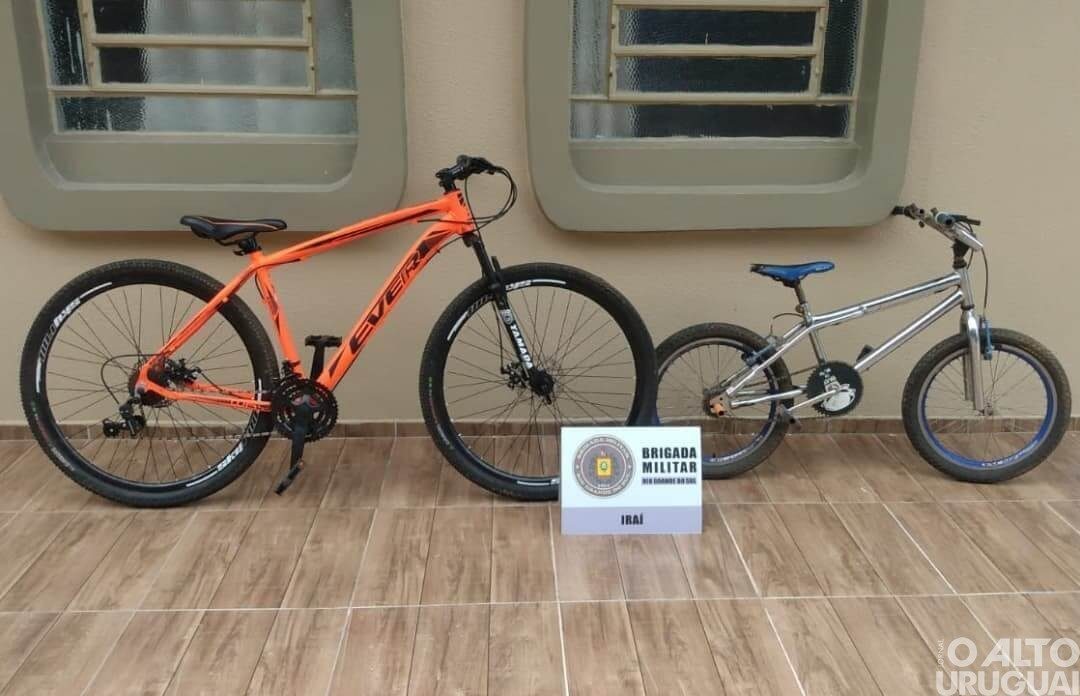 Bicicletas furtadas são recuperadas em Iraí