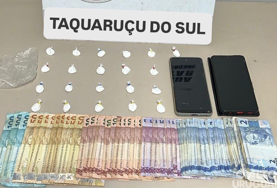 Homem é preso por tráfico de drogas em Taquaruçu do Sul