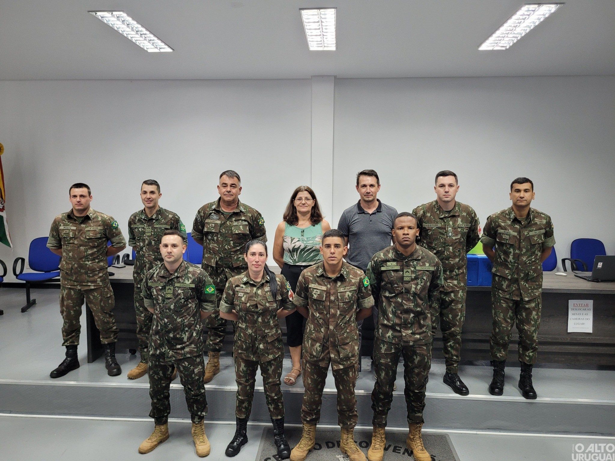 Jovens de Caiçara passam por avaliação para o serviço militar