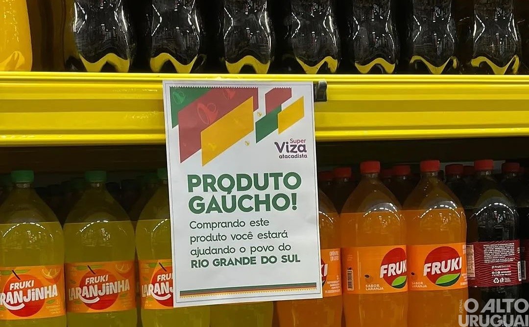 Supermercados e empresas do país lançam campanha para aquisição de produtos gaúchos