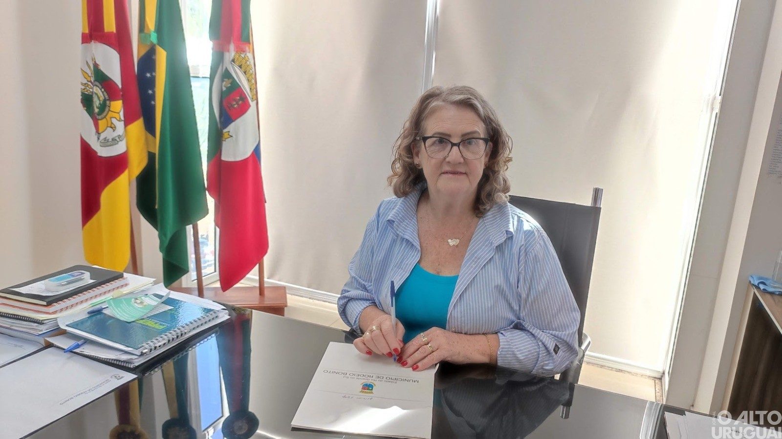 Vice-prefeita Márcia Vedana assume temporariamente o Executivo em Rodeio Bonito