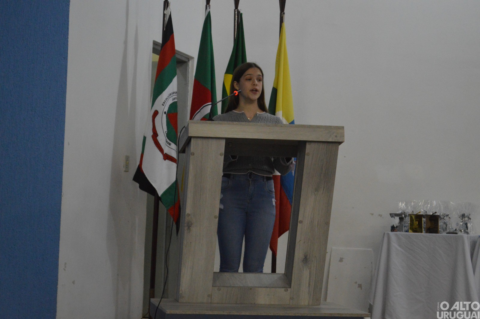 Estudantes de Rodeio Bonito participam da final do Concurso de Oratória nas Escolas