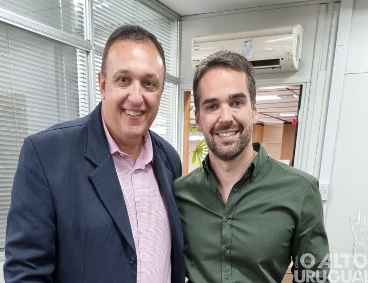 Presidente do Legislativo de Iraí participa de reunião com Eduardo Leite