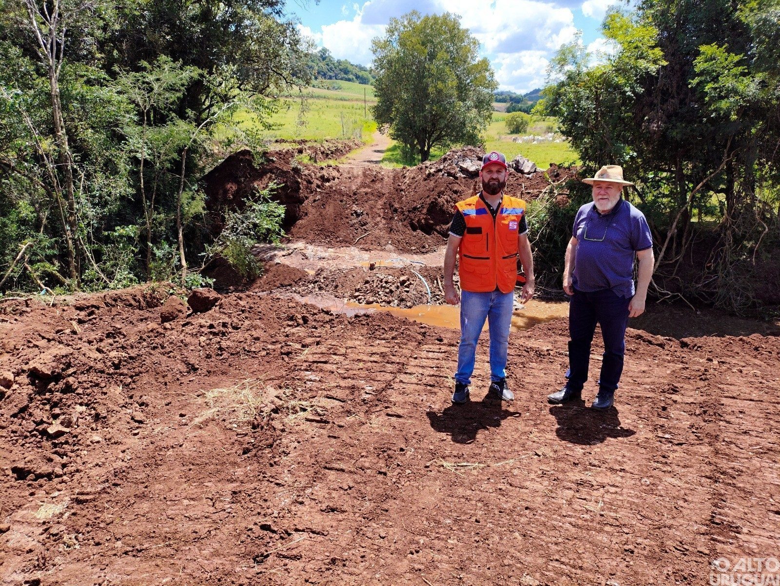 Iniciada a construção da nova ponte de Pinhal