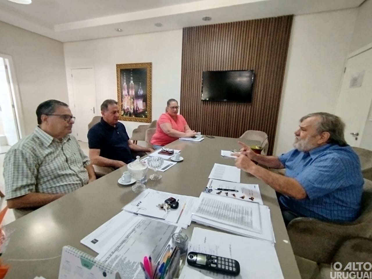 Prefeito Orlando Girardi recebe diretoria do HDP