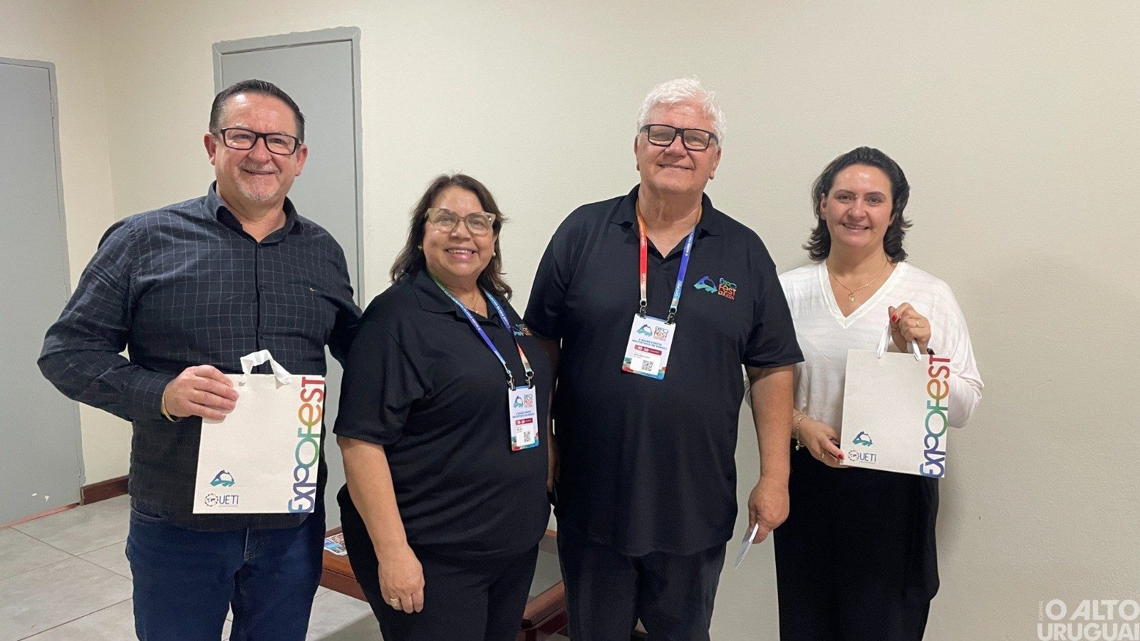 Comissão Central da Expofred faz visita à Expofest de Ijuí