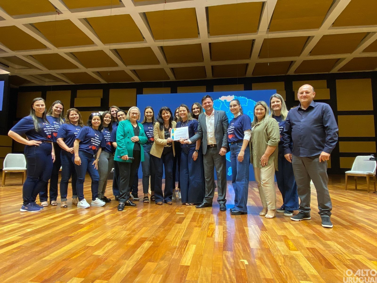 Seberi recebe Selo Ouro no programa Rede Bem Cuidar