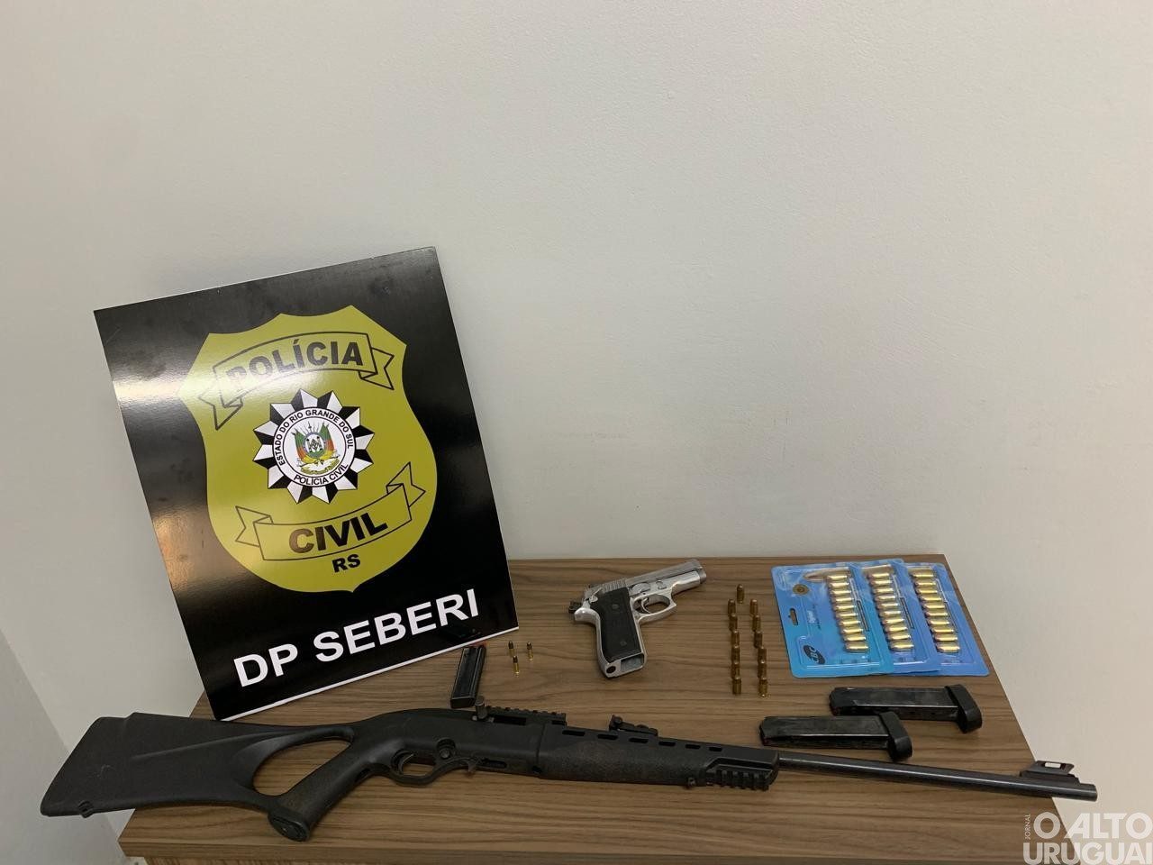 Polícia Civil apreende armas e munições em Seberi