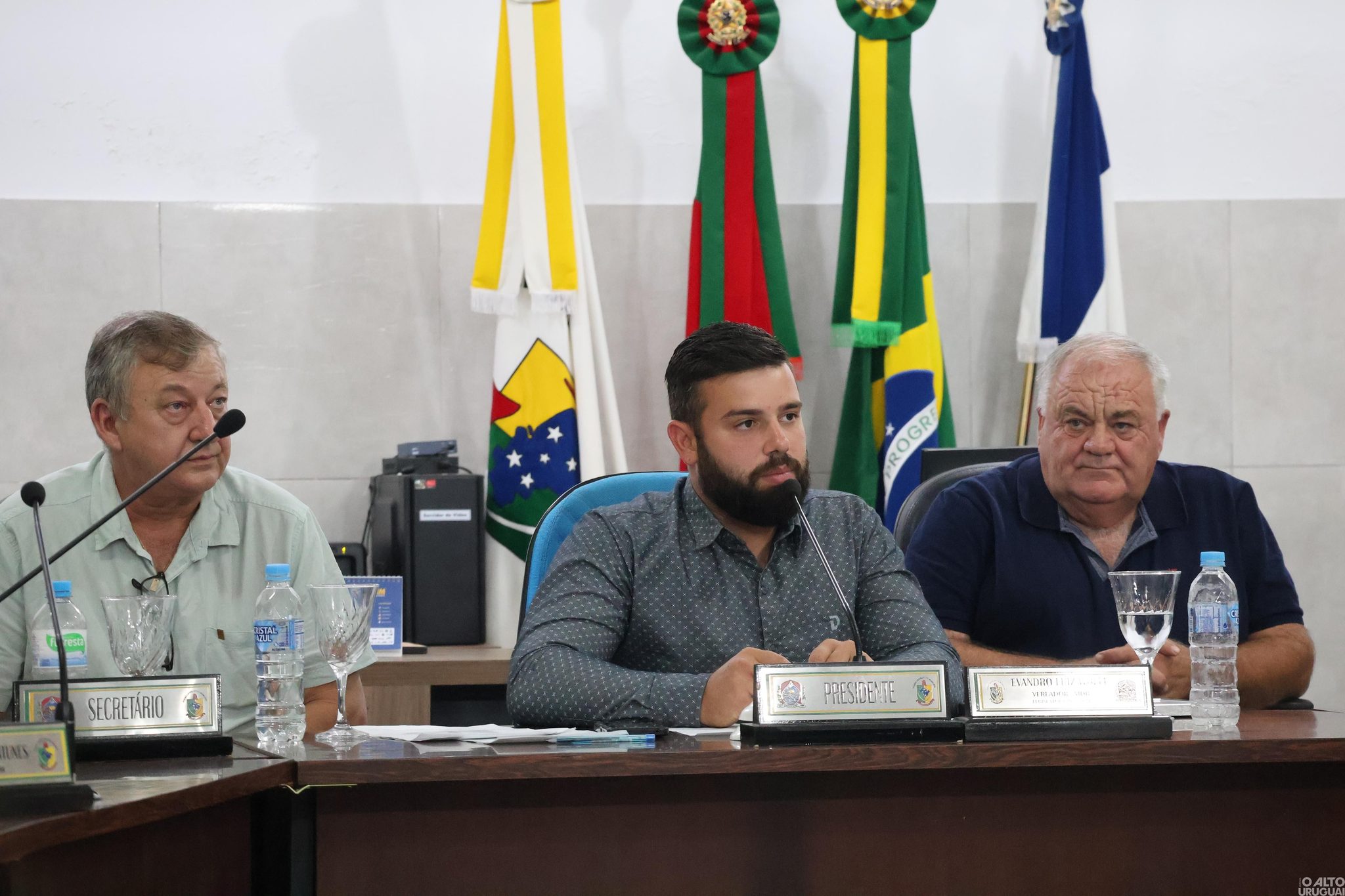 Empresários são homenageados pela Câmara de Vicente Dutra