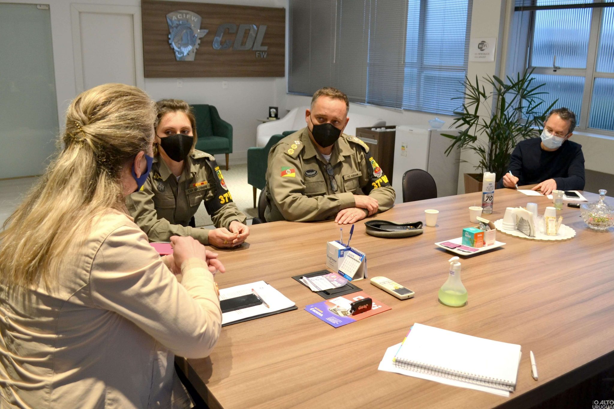 AEFW e BM discutem programa de incentivo a segurança pública