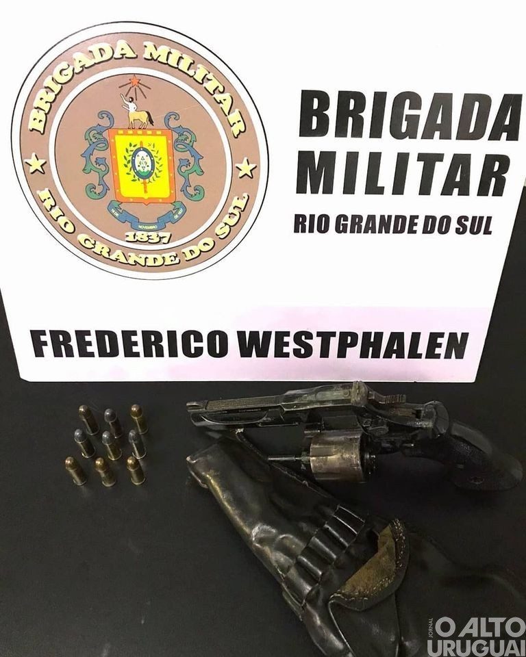 37° BPM faz apreensão de arma de fogo em Frederico Westphalen