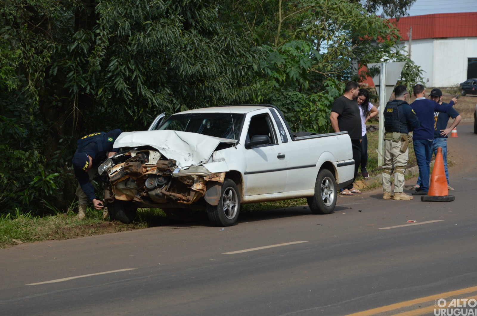 Colisão é registrada na BR-386