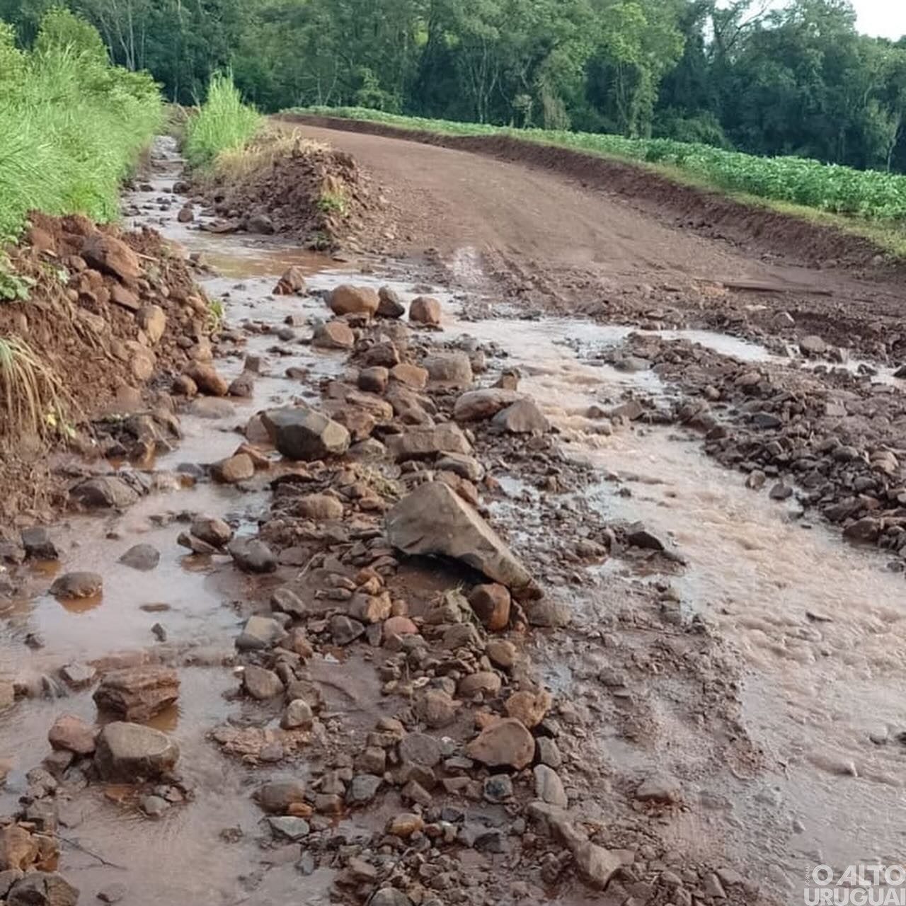 Municípios da região contabilizam estragos em estradas do interior