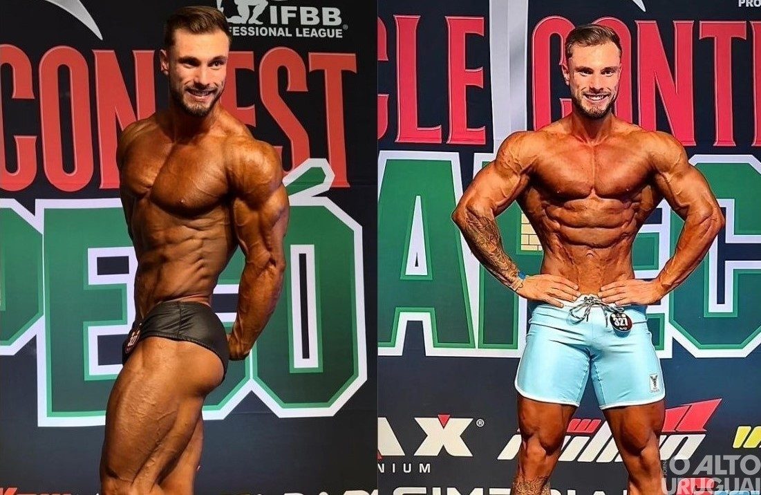Iraiense conquista dois prêmios de fisiculturismo em Chapecó
