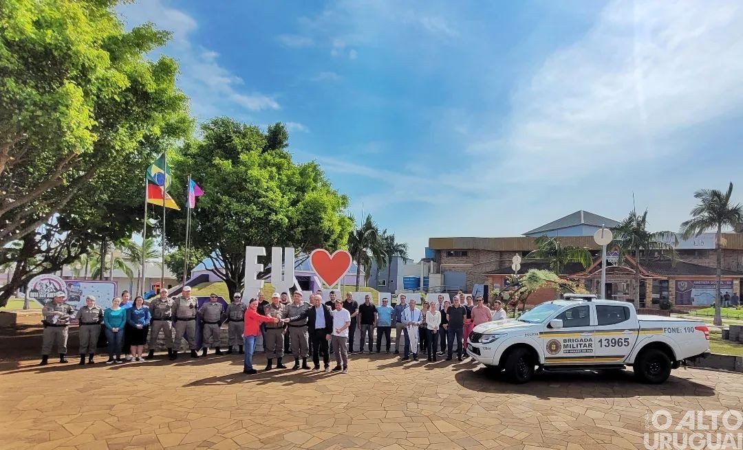 BM de Ametista do Sul recebe viatura do Piseg