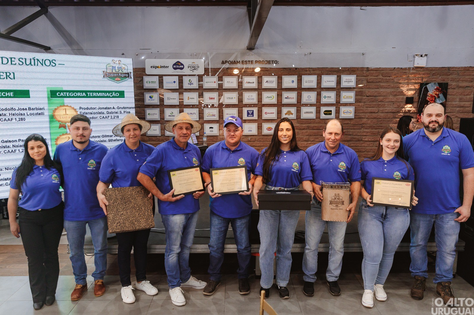 SuperAgro: melhores produtores de suínos são premiados durante a Expointer