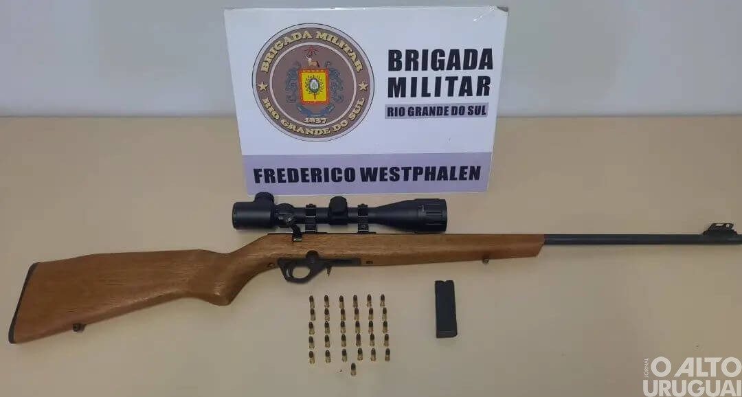 37° BPM prende indivíduo por porte ilegal de arma de fogo em FW