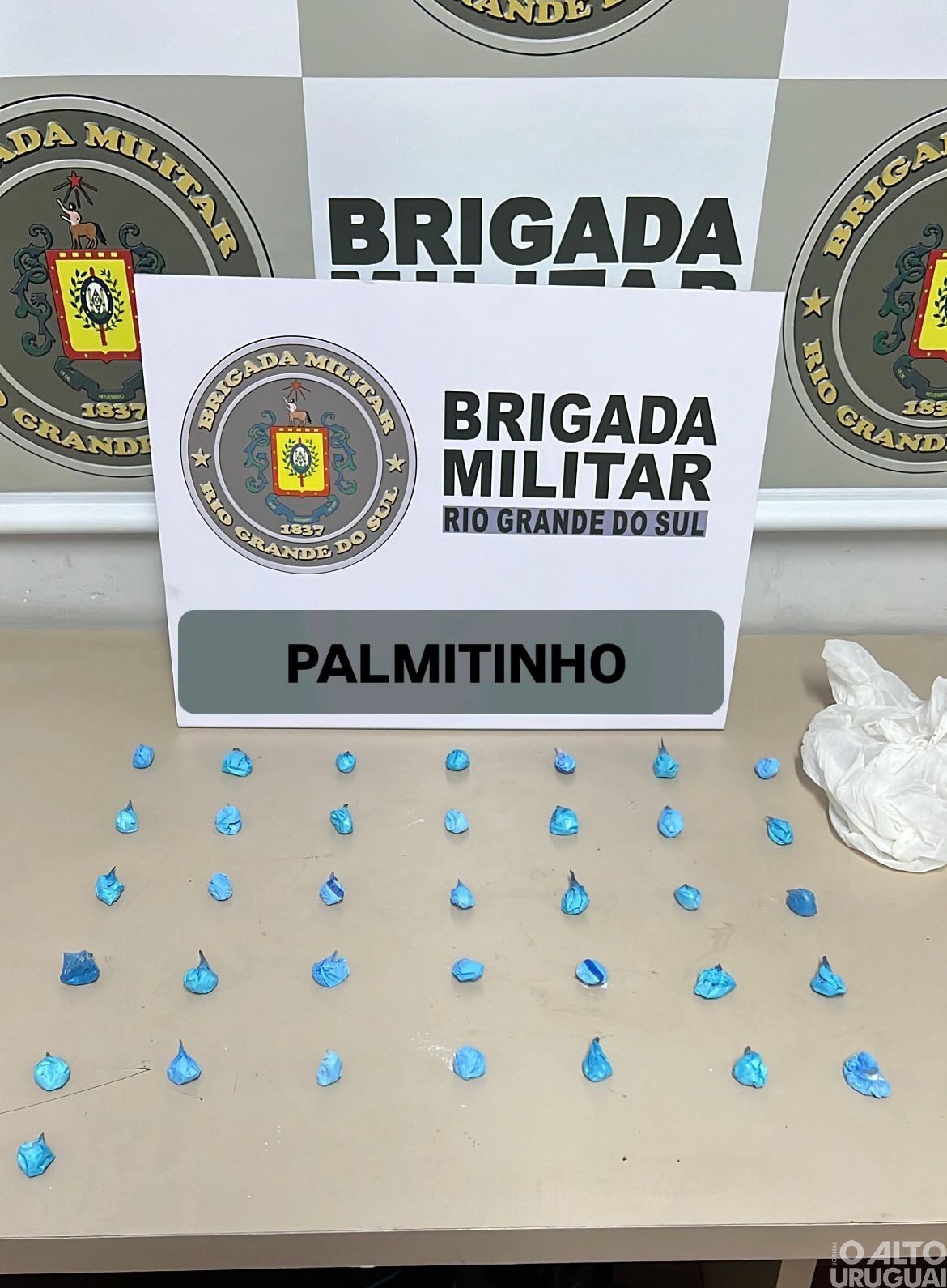 Brigada Militar prende homem por tráfico de drogas em Palmitinho