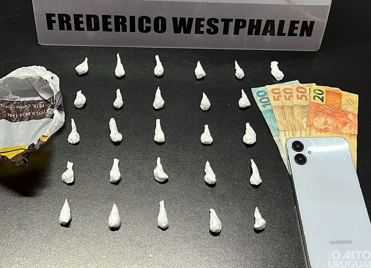 Homem é preso por tráfico de drogas em Frederico Westphalen