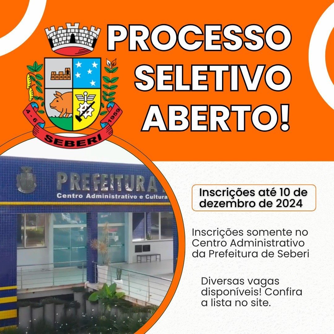 Prefeitura de Seberi está com processo seletivo aberto