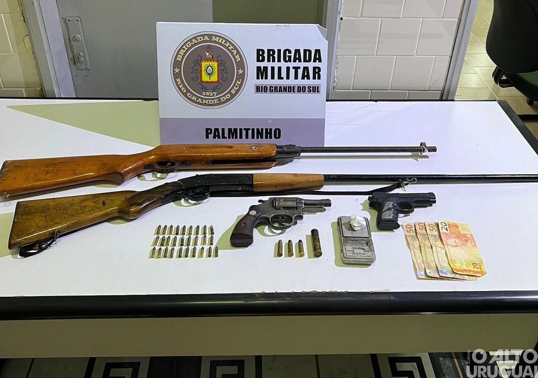 Homem é preso por tráfico de drogas em Palmitinho