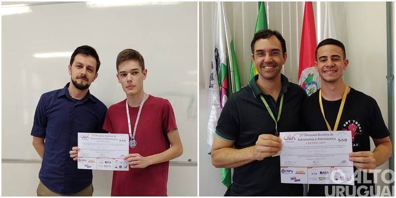 Alunos do IFFar-FW conquistam medalhas na Olimpíada Brasileira de Astronomia e Astronáutica
