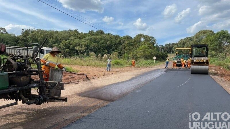 Obras de recuperação entre Erval Seco e Seberi serão concluídas em abril