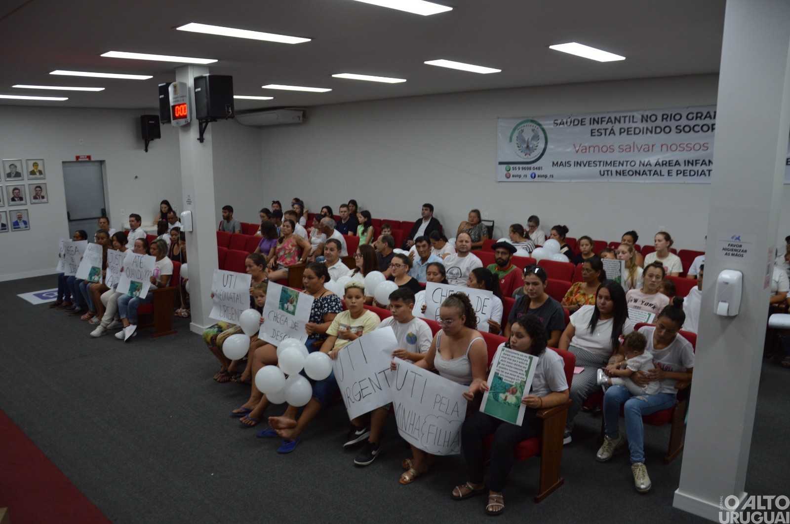 AUNP-RS realiza protesto pacífico em FW