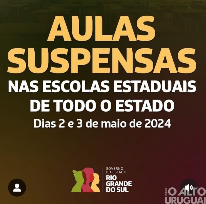 Governo suspende as aulas na Rede Estadual nesta quinta-feira e sexta-feira