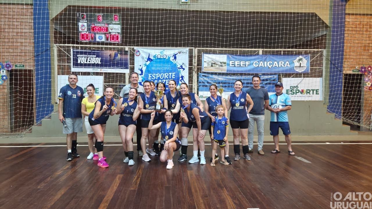 Definidos os campeões do Campeonato Municipal de Vôlei de Caiçara
