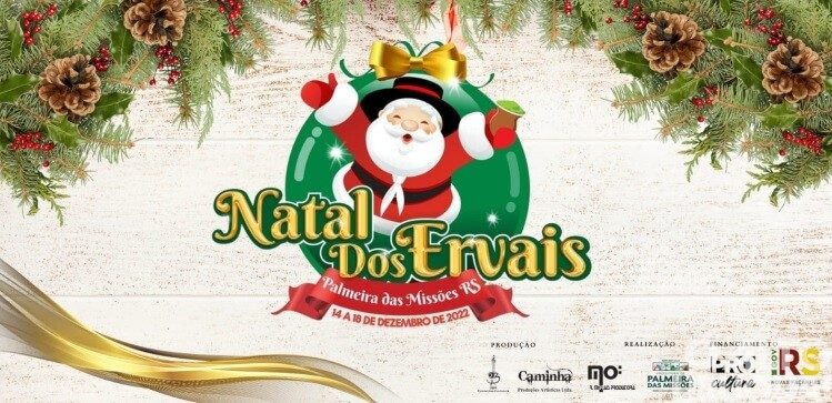 Divulgada a programação do "Natal dos Ervais" em Palmeira das Missões