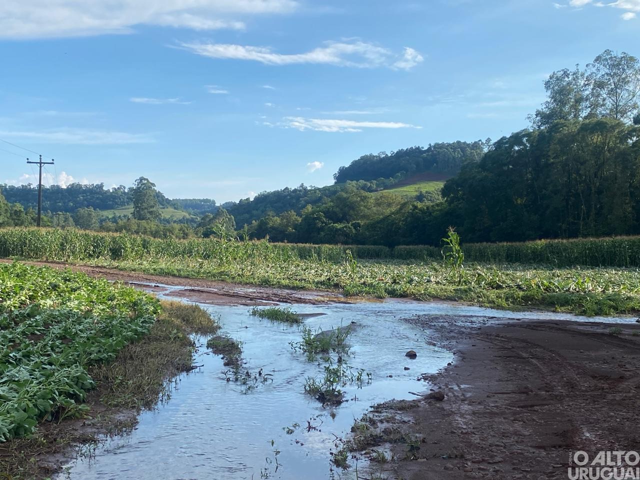 Municípios da região contabilizam estragos em estradas do interior