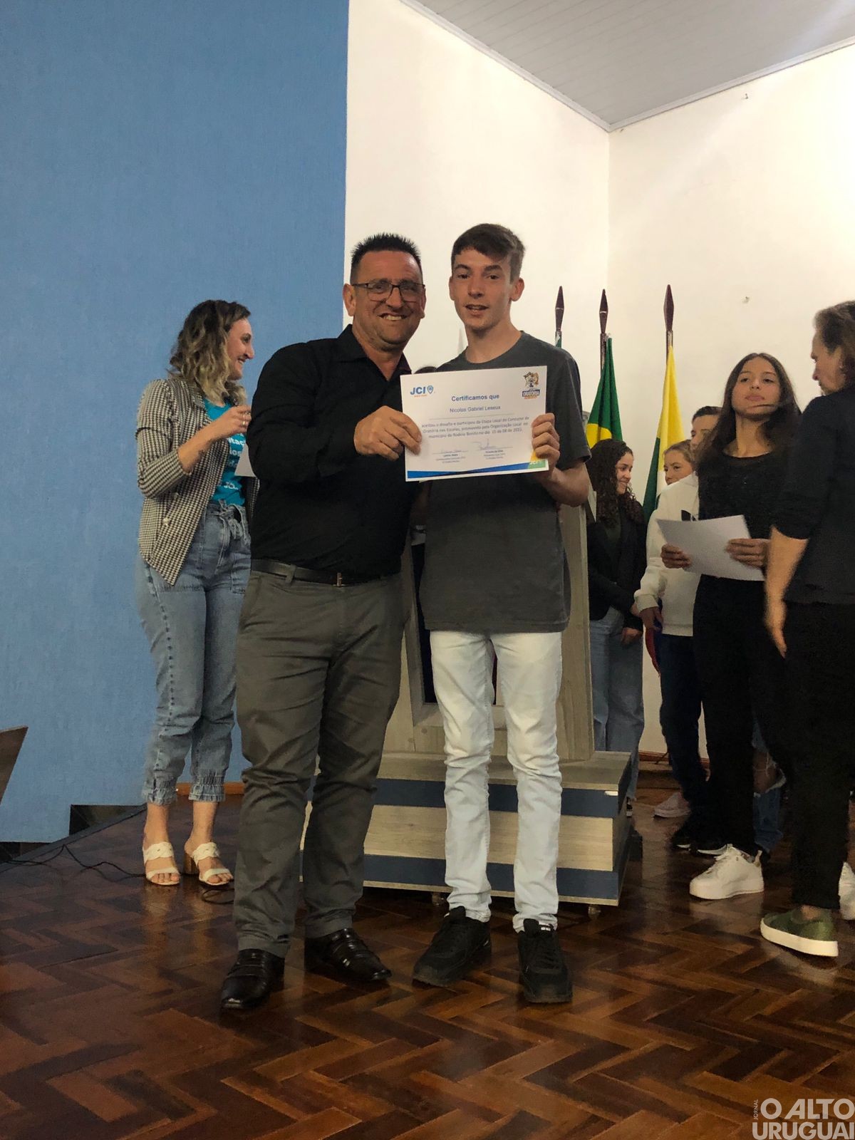 Estudantes de Rodeio Bonito participam da final do Concurso de Oratória nas Escolas