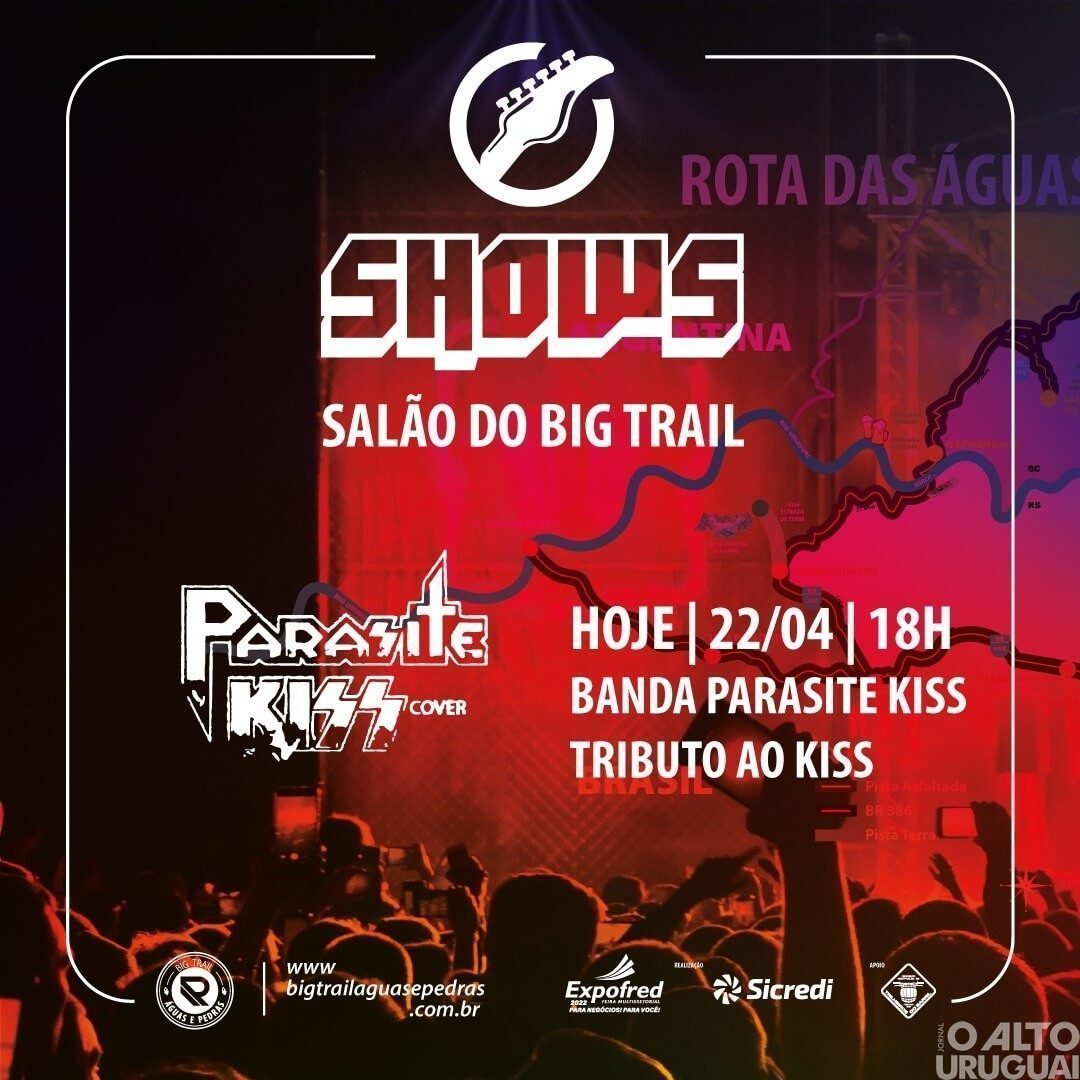 Parasite Kiss se apresenta no Salão do Big Trail