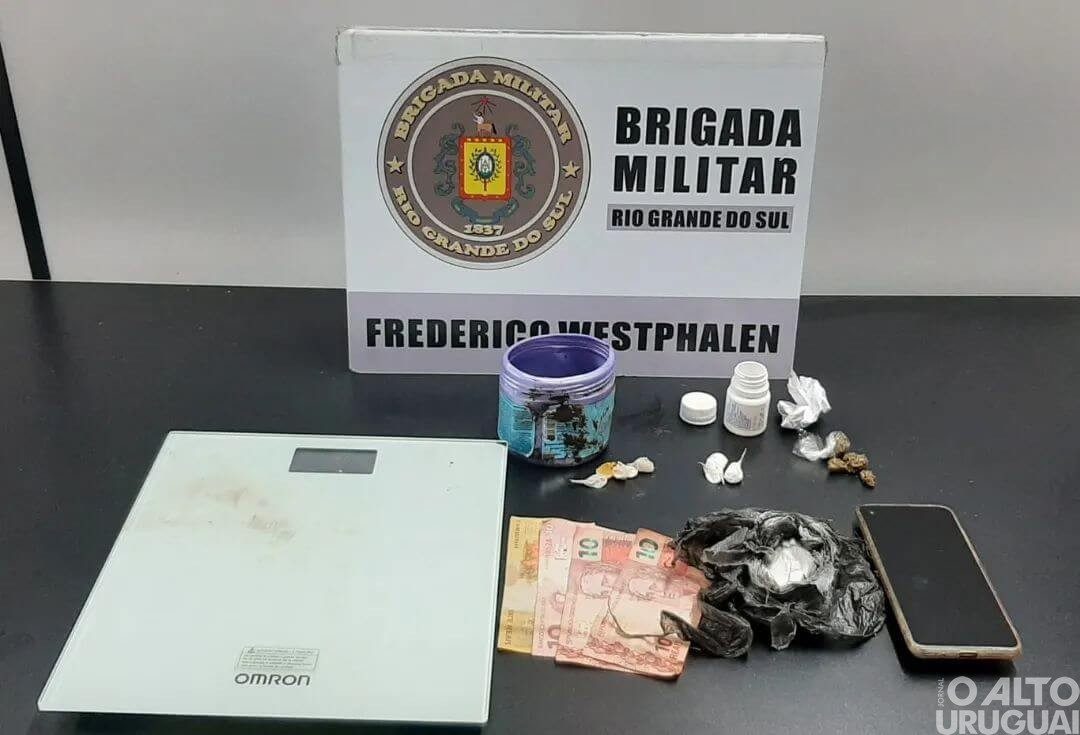 BM prende indivíduo por tráfico de drogas em FW